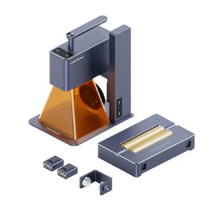 LaserPecker LP2 - grawerka laserowa 5 W + moduł rotacyjny