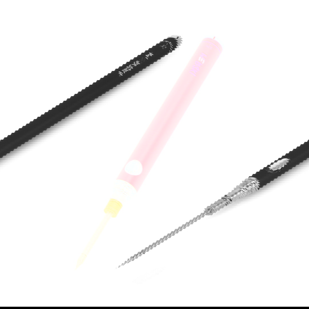 Bezprzewodowa lutownica FlatPro2 Solder z regulacją temperatury - 200-470 stopni - czerwona - Webski