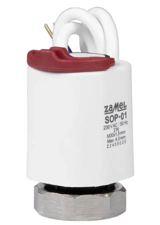 Zamel Supla ZSP-01 - zestaw do sterowania wodnym ogrzewaniem podłogowym - listwa sterująca LLM-01 + siłowniki SOP-01- 230 V