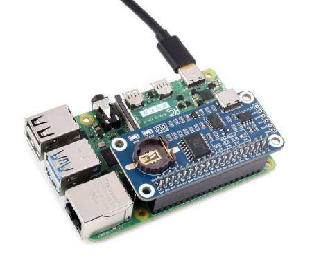 Moduł z zegarem czasu rzeczywistego RTC DS3231SN i układem Watchdog do Raspberry Pi - Waveshare 25766