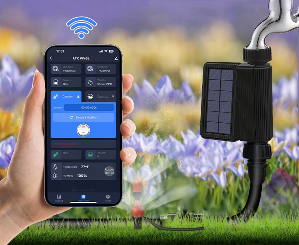 Tuya - inteligentny zawór 3/4'' z pomiarem zużycia wody - WiFi - RTX WVG1