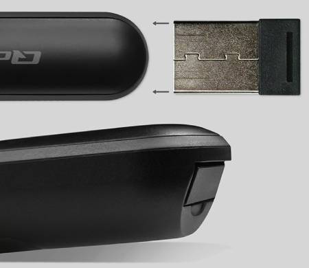 Wskaźnik laserowy - prezenter 4w1 - USB 3.0 - 2,4 GHz - 30 m - Qoltec 50631