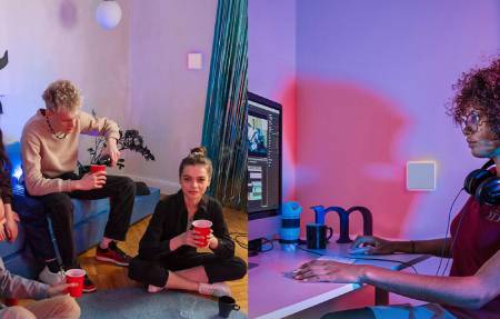 Sonoff TX T5 1C - inteligentny dotykowy przełącznik ścienny WiFi - 1-kanałowy - biały