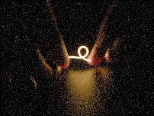 Single-ended Flexible LED Filament - elastyczna taśma LED - 3 V 128 mm