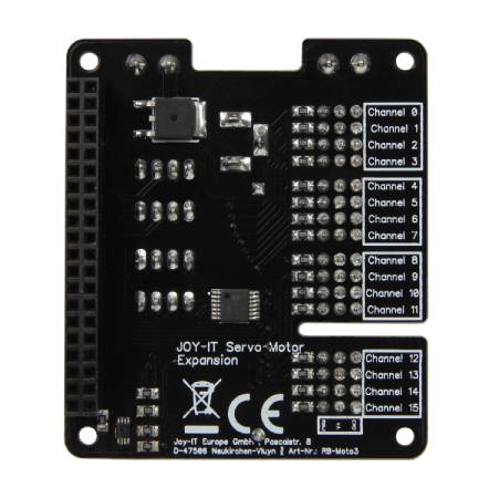 MotoPi - sterownik serw 16-kanałowy PWM do Raspberry Pi - Joy-IT RB-Moto3