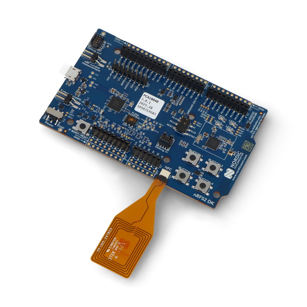 nRF52-DK - zestaw deweloperski - Bluetooth / NFC / ANT - Nordic Semiconductor