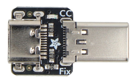USB Type C CC Resistor Fixer - adapter USB C z rezystorami CC 5,1 kΩ - Adafruit 6323