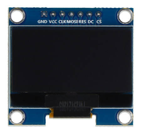 Wyświetlacz OLED 1,3'' 128 x 64 px SPI - SH1106 - biały