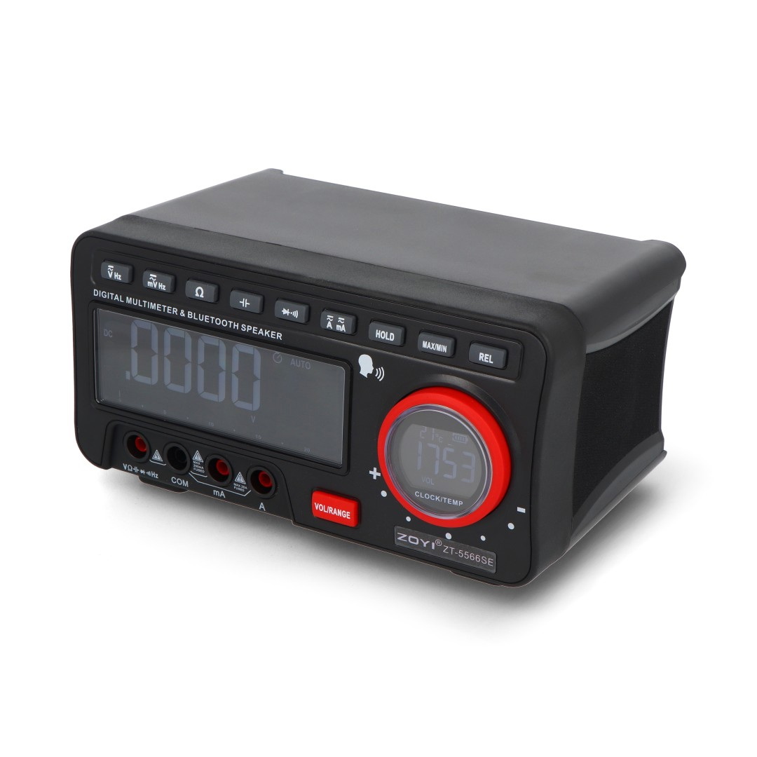 Miernik uniwersalny True RMS z głośnikiem Bluetooth - ZOYI ZT-5566S