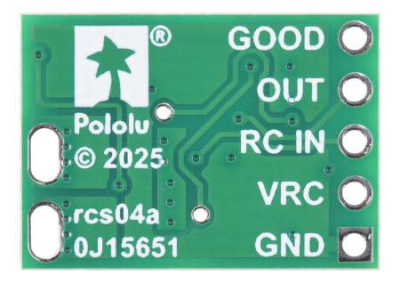 RC Switch z izolowanym przekaźnikiem półprzewodnikowym SPST - 30V 10A - wlutowane złącza - Pololu 5424