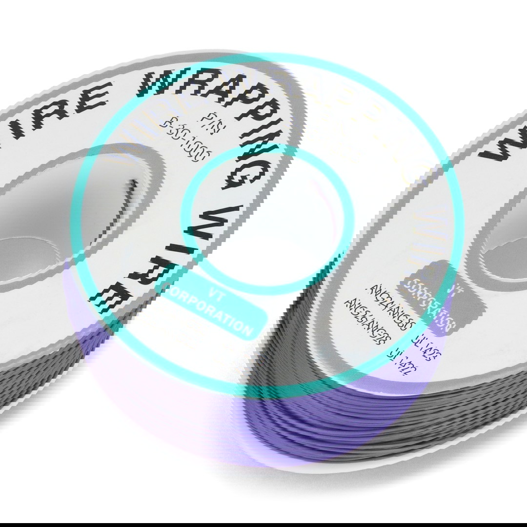 Przewód druciany PCV 0,25mm - fioletowy - rolka 200m