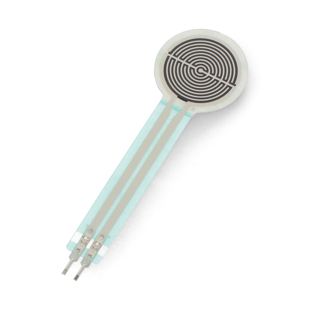 Czujnik siły nacisku - okrągły 18,3mm - 20g-6kg - długie wyprowadzenia